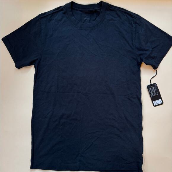 Allbirds Men’s Cotton Crewneck T-Shirt – Black – Size Small – NWT - Picture 1 of 5